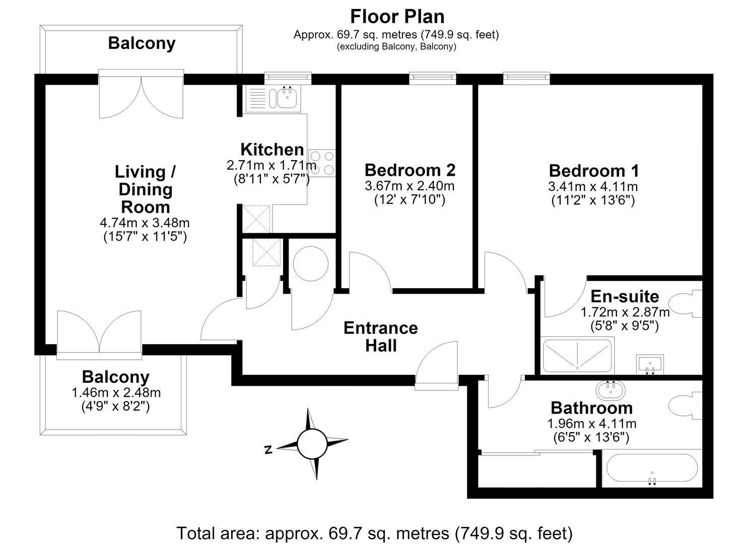 Floor plan York Terrace, Cambridge